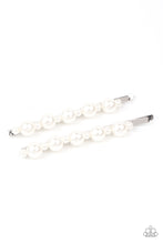Load image into Gallery viewer, Paparazzi Hair Clip ~ Put A Pin In It - White Bobby Pins
