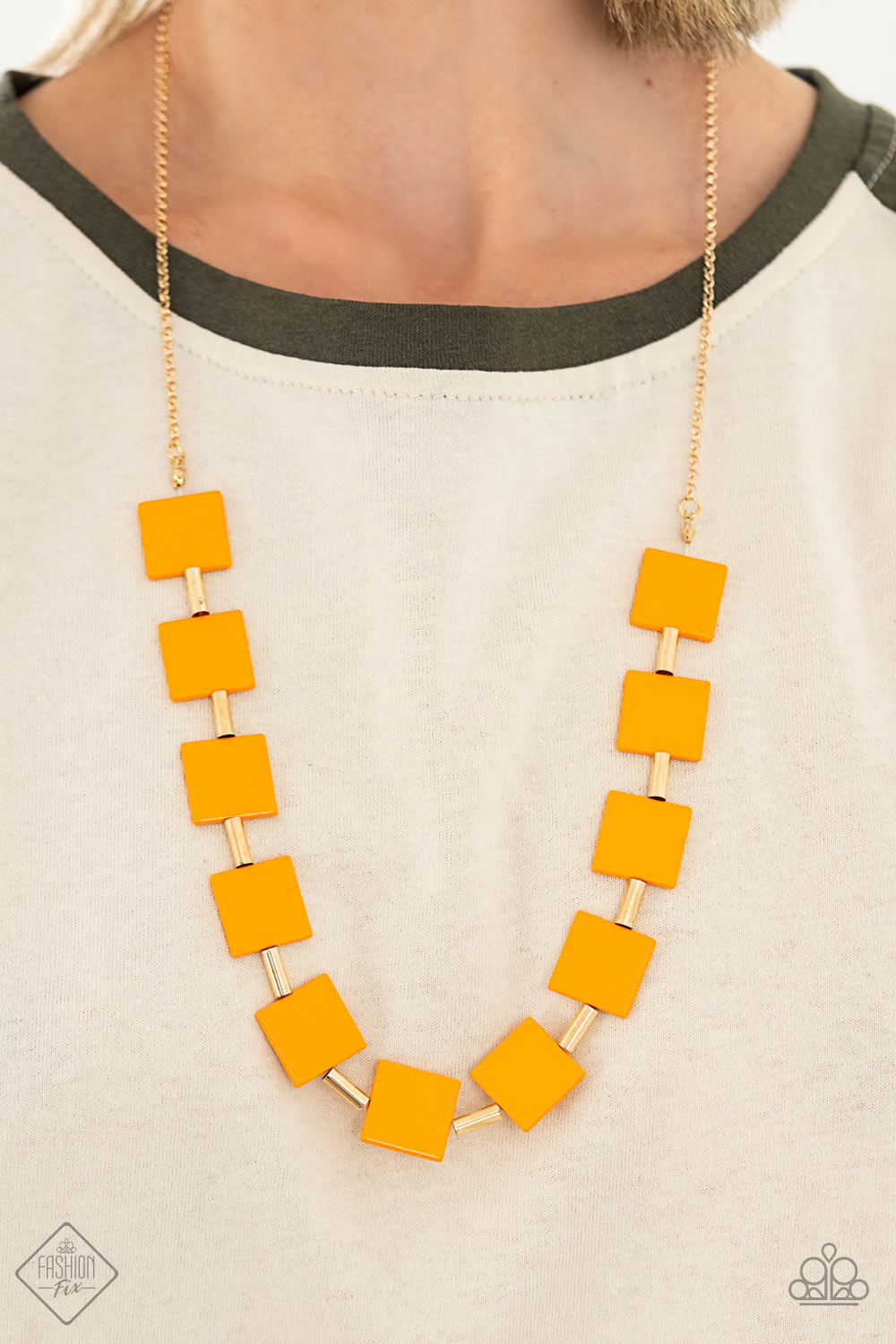 Hello, Material Girl Orange $5 Necklace Paparazzi Accessories. Subscribe and Save