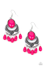 Load image into Gallery viewer, Prairie Flirt Pink Earring Paparazzi Accessories
