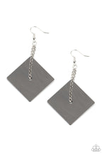 Load image into Gallery viewer, Paparazzi Block Party Posh Black Earrings. Subscribe &amp; Save. #P5ED-BKXX-105XX
