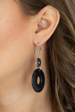 Load image into Gallery viewer, Paparazzi Earring ~ Earthy Epicenter - Black
