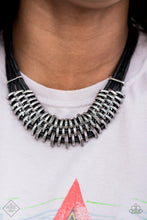 Load image into Gallery viewer, Paparazzi Necklace ~ Lock, Stock, and SPARKLE - Black - Fashion Fix Necklace
