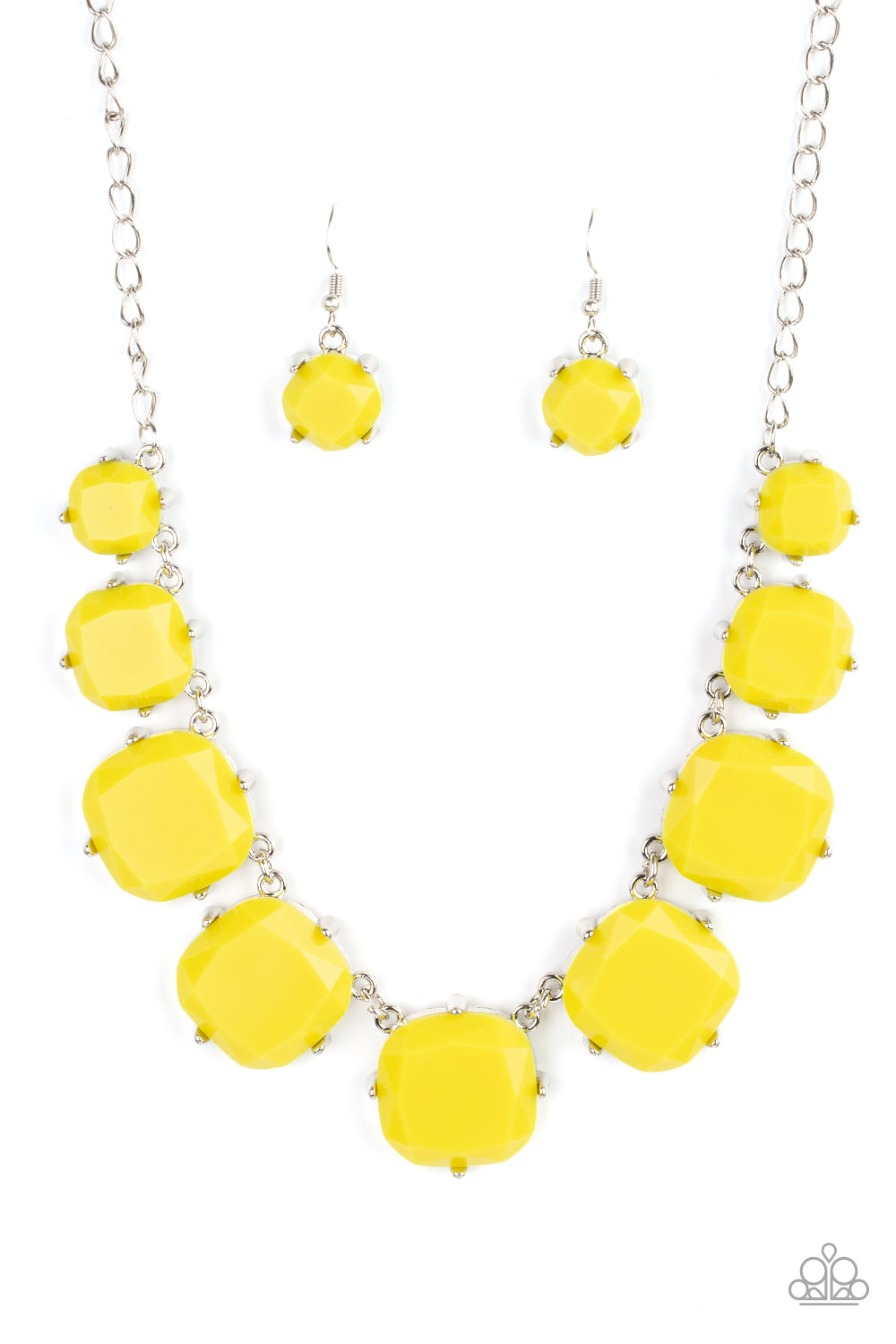 ​​Paparazzi Prismatic Prima Donna Yellow Necklace. #P2ST-YWXX-076XX. Get Free Shipping. 