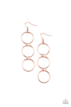 Load image into Gallery viewer, Refined Society - Copper Earring Paparazzi
