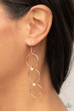 Load image into Gallery viewer, Paparazzi Earring ~ Refined Society - Copper
