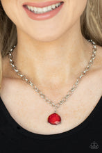 Load image into Gallery viewer, Paparazzi Necklace ~ Gallery Gem - Red

