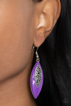 Load image into Gallery viewer, Paparazzi Venetian Vanity - Purple Earrings

