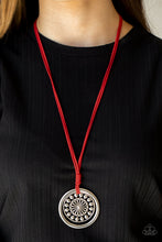 Load image into Gallery viewer, One MANDALA Show - Red Long Necklace Paparazzi Accessories. Get Free Shipping. #P2SE-RDXX-301XX
