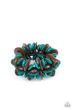 Load image into Gallery viewer, Paparazzi Caribbean Canopy - Blue Stretchy Bracelet. Subscribe &amp; Save. #P9SE-BLXX-378XX
