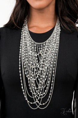 Paparazzi Zi Necklace ~ Enticing 2021 Zi Collection creating an audaciously audible shimmer