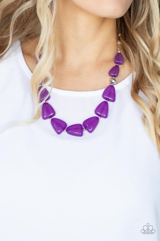 Paparazzi Tenaciously Tangy - Purple Necklace. Get Free Shipping. #P2WH-PRXX-399XX