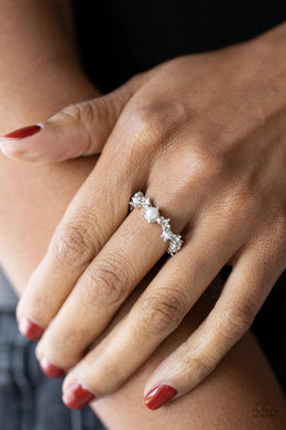Blissfully Bella White Ring Paparazzi Accessories. Get Free Shipping. Dainty White ring. $5 Ring