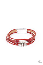 Load image into Gallery viewer, Tahoe Tourist Red Urban Bracelet Paparazzi Accessories. Get Free Shipping. #P9BA-RDXX-028XX
