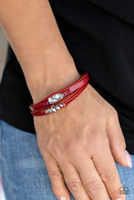 Load image into Gallery viewer, Paparazzi Tahoe Tourist - Red Bracelet. Get Free Shipping. #P9BA-RDXX-028XX
