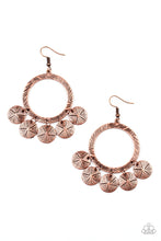 Load image into Gallery viewer, ​Paparazzi Trinket Tease Copper Earrings. Subscribe &amp; Save. #P5WH-CPXX-153XX. Antique
