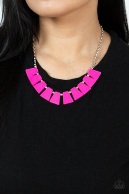 Vivaciously Versatile Pink Necklace Paparazzi Accessories. #P2SE-PKXX-219XX. Free Shipping!