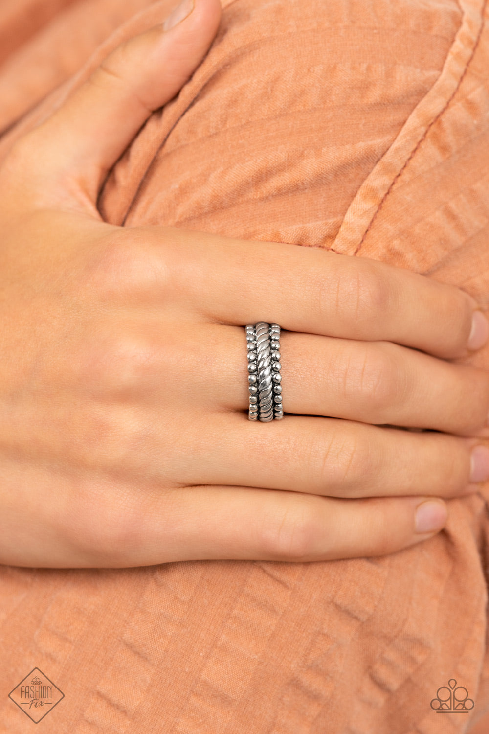 Tangible Texture - Silver Ring Paparazzi Accessories