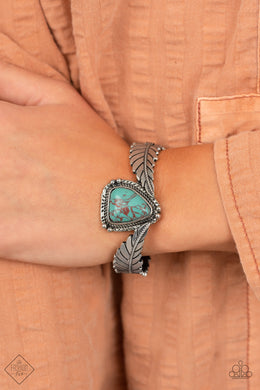Desert Roost - Blue Bracelet Paparazzi Accessories Fashion Fix
