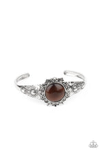 Load image into Gallery viewer, Extravagantly Enchanting Brown Cat&#39;s Eye Stone Bracelet Paparazzi Accessories #P9RE-BNXX-165XX
