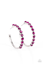 Load image into Gallery viewer, Paparazzi Photo Finish Pink Earrings for Women. $5 Jewelry. #P5HO-PKXX-035XX. Ships Free

