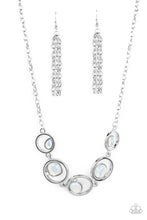 Load image into Gallery viewer, Big Night Out - White Necklace Paparazzi Accessories. Subscribe &amp; Save. #P2RE-WTXX-570DT
