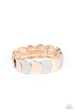 Load image into Gallery viewer, Demurely Disco Rose Gold Stretchy Bracelets Paparazzi Accessorie. Subscribe &amp; Save.#P9BA-MTXX-039XX
