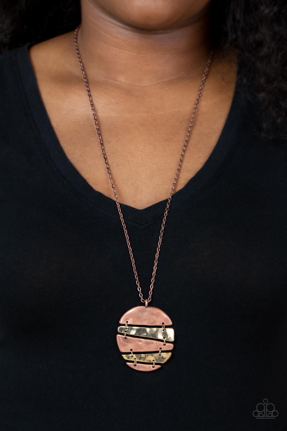 Paparazzi Shattered Sunset Copper Necklace. Subscribe & Save. #P2ED-CPXX-068XX. Get free shipping