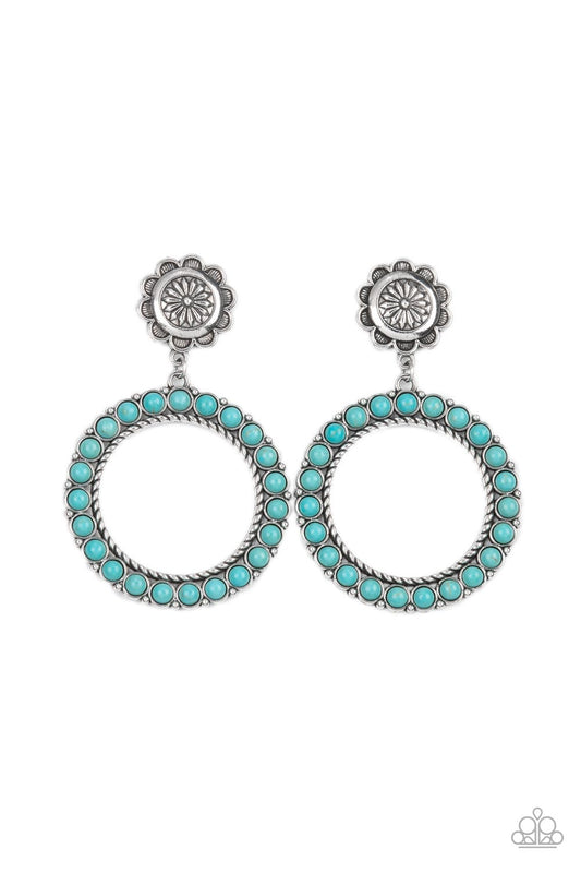 Paparazzi Playfully Prairie Blue Earrings. Subscribe & Save. #P5PO-BLXX-136XX