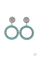 Load image into Gallery viewer, Paparazzi Playfully Prairie Blue Earrings. Subscribe &amp; Save. #P5PO-BLXX-136XX
