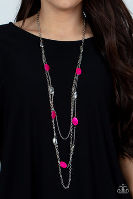 Paparazzi Barefoot and Beachbound Pink Necklace. Get Free Shipping. #P2WH-PKXX-441XX