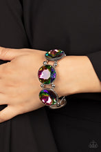 Load image into Gallery viewer, Paparazzi Powerhouse Hustle Multi Oil Spill Stretchy Bracelet
