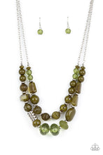 Load image into Gallery viewer, Paparazzi Pina Colada Paradise Green Necklace. #P2ST-GRXX-098XX. Get Free Shipping!
