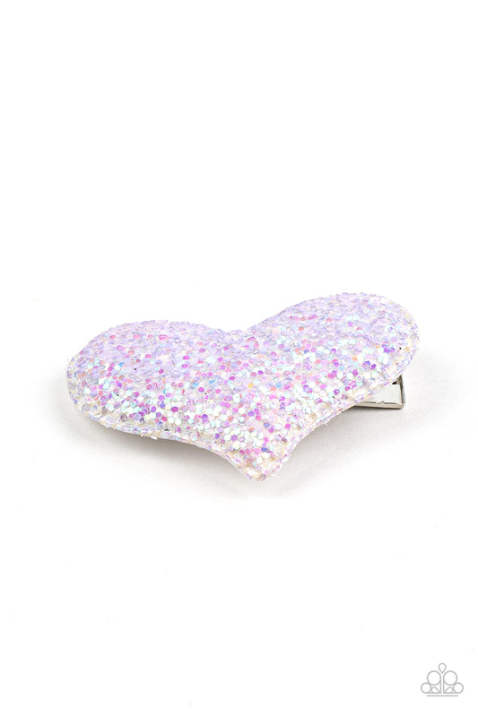 Rainbow Love Multi Hair Clip Paparazzi Accessories. Subscribe & Save. #P7SS-PRXX-123XX. Purple clip