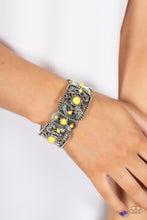 Load image into Gallery viewer, Going, Going, GONDOLA Yellow Stretchy Bracelet Paparazzi Accessories. #P9WH-YWXX-146XX

