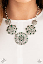 Load image into Gallery viewer, Royally Romantic - Green Necklace Paparazzi Accessories
