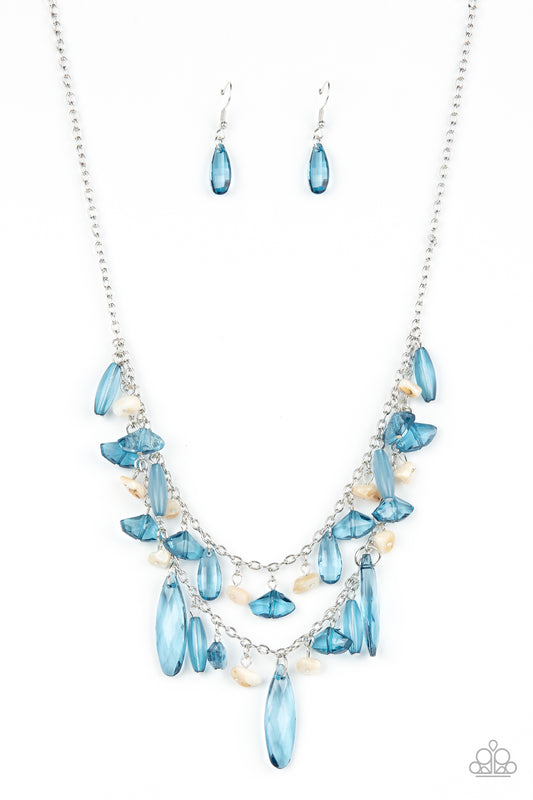 Paparazzi Candlelit Cabana - Blue Necklace. #P2WH-BLXX-439XX. Subscribe & Save