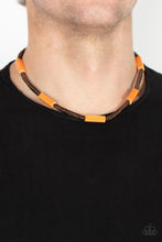 Load image into Gallery viewer, Paparazzi Tropical Tycoon Orange Necklace. Subscribe &amp; Save. Men’s Urban Accessories. $5 Necklace
