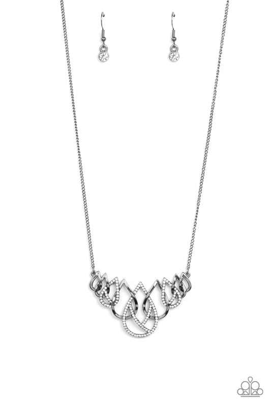Paparazzi Thunderstruck Teardrops Black Necklace. Subscribe & Save. #P2DA-BKXX-167XX