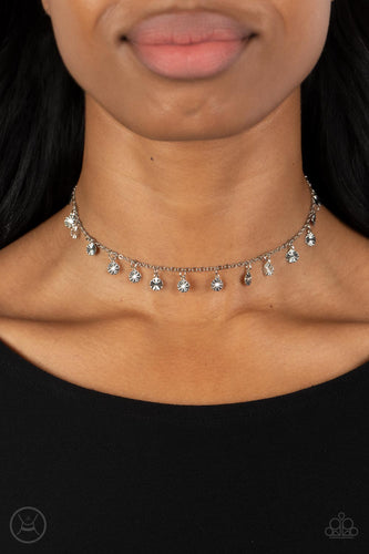 Paparazzi Chiming Charmer - Silver Necklace. Get Free Shipping. #P2CH-SVXX-076XX