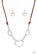 Load image into Gallery viewer, Paparazzi Fashionable Flirt - Brown Heart Necklace #P2WH-BNXX-236DD
