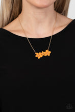 Load image into Gallery viewer, Petunia Picnic Orange Necklace Paparazzi Accessories $5 Jewelry. Free Shipping! #P2WH-OGXX-259XX
