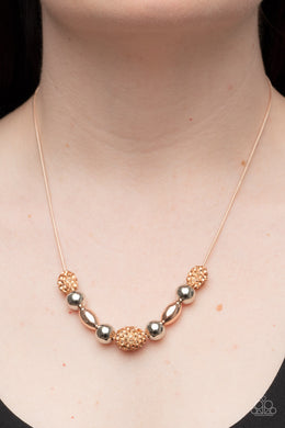 Space Glam - Multi Necklace Paparazzi Accessories $5 Jewelry. Free Shipping. #P2DA-MTXX-075XX