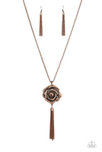 Load image into Gallery viewer, Rosy Redux Copper Long Necklace Paparazzi Accessories. Subscribe &amp; Save. #P2WH-CPXX-183XX
