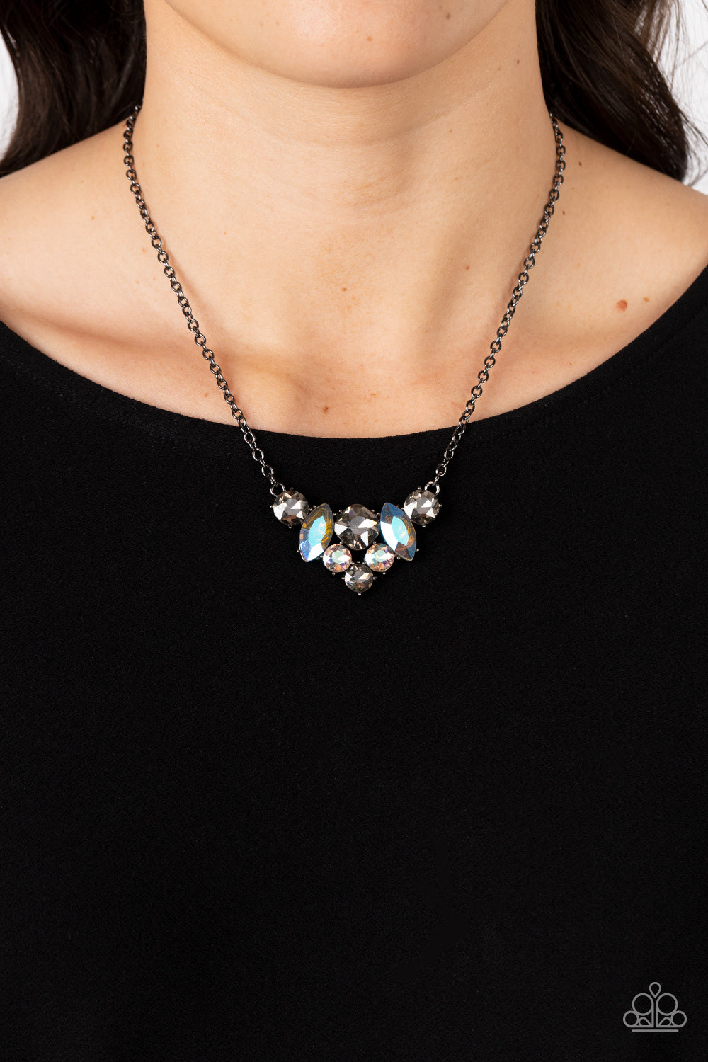 Paparazzi Lavishly Loaded Black Necklace. Subscribe & Save. #P2RE-BKXX-439XX