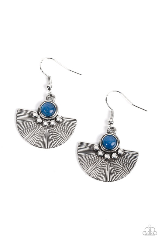 Paparazzi Manifesting Magic Blue Earrings. #P5SE-BLXX-304CJ. Subscribe & Save. 
