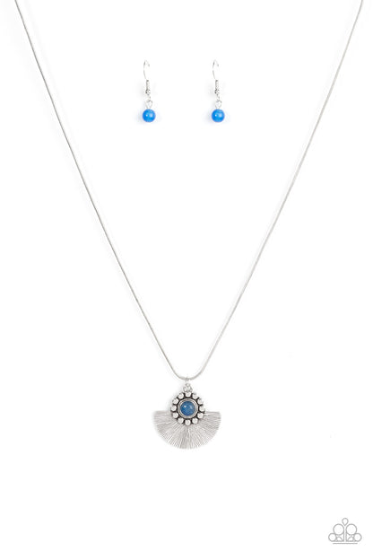 Paparazzi Magnificent Manifestation Necklace Blue. #P2SE-BLXX-485CJ. Subscribe & Save.