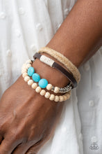 Load image into Gallery viewer, DRIFTER Away - Blue Urban Bracelet Paparazzi Accessories. Subscribe &amp; Save. #P9UR-BLXX-195XX
