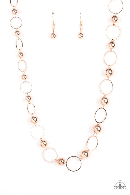 Metro Milestone Rose Gold Necklace Paparazzi Jewelry. Subscribe & Save. 