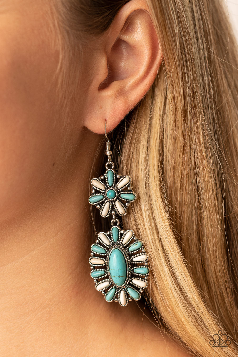 Richly Rustler Multi Earring Paparazzi Accessories. Get Free Shipping. #P5SE-MTXX-130XX.
