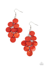 Load image into Gallery viewer, Paparazzi Tropical Tryst Orange Earring. Get Free Shipping. #P5SE-OGXX-177XX. 
